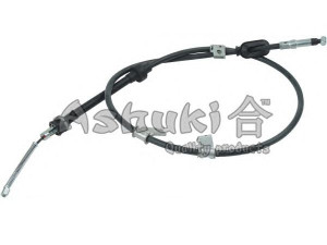 ASHUKI HRK12464 trosas, stovėjimo stabdys 
 Stabdžių sistema -> Valdymo svirtys/trosai
47510-ST3-E01