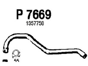FENNO P7669 išleidimo kolektorius 
 Išmetimo sistema -> Išmetimo vamzdžiai
1219271, 1347982, 1357758