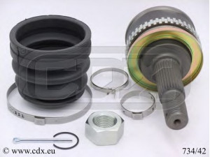 CDX 734/42 jungčių komplektas, kardaninis velenas 
 Ratų pavara -> Sujungimai/komplektas