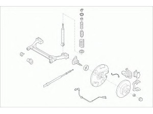 SACHS VW-PASSA-RS003 vairavimo mechanizmas; rato pakaba 
 Ašies montavimas/vairavimo mechanizmas/ratai -> Prekių paieška pagal schemą