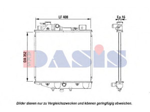 AKS DASIS 360009N radiatorius, variklio aušinimas
1640087770000