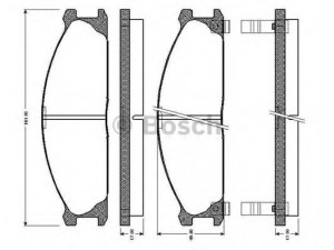 BOSCH 0 986 TB2 123 stabdžių trinkelių rinkinys, diskinis stabdys 
 Techninės priežiūros dalys -> Papildomas remontas
41060 23C91, 41060 23C93, 41060 2S790