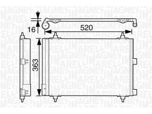 MAGNETI MARELLI 350203628000 kondensatorius, oro kondicionierius 
 Oro kondicionavimas -> Kondensatorius
6455.CN, 96.459.647.80, 96.459.647.80A