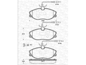 MAGNETI MARELLI 363702161283 stabdžių trinkelių rinkinys, diskinis stabdys 
 Techninės priežiūros dalys -> Papildomas remontas
425206