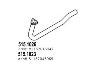 ASSO 515.1026 išleidimo kolektorius
81152046047
