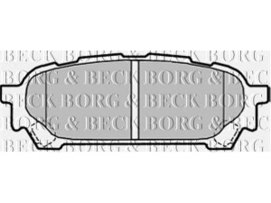 BORG & BECK BBP1935 stabdžių trinkelių rinkinys, diskinis stabdys 
 Techninės priežiūros dalys -> Papildomas remontas
26696FE040, 26696FE050