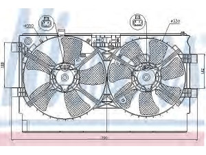NISSENS 85635 ventiliatorius, radiatoriaus 
 Aušinimo sistema -> Oro aušinimas
1355A087, 1355A093, 1355A095, 1355A131