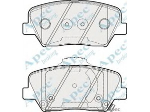 APEC braking PAD1979 stabdžių trinkelių rinkinys, diskinis stabdys 
 Techninės priežiūros dalys -> Papildomas remontas
581012VA50, 58101A4A11, 58101A6A00