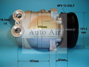 AUTO AIR GLOUCESTER 14-5106P kompresorius, oro kondicionierius 
 Oro kondicionavimas -> Kompresorius/dalys
1135106, 1135307, 1135385, 1135391