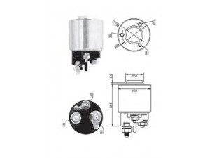 MAGNETI MARELLI 940113050572 solenoidinis jungiklis, starteris
