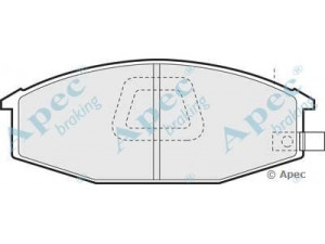 APEC braking PAD413 stabdžių trinkelių rinkinys, diskinis stabdys 
 Techninės priežiūros dalys -> Papildomas remontas
41060R9090