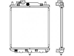 SAKURA  Automotive 2111-1002 radiatorius, variklio aušinimas