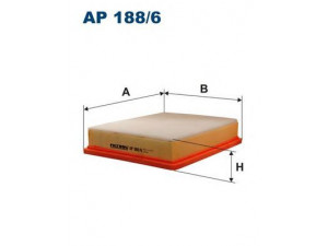 FILTRON AP188/6 oro filtras 
 Techninės priežiūros dalys -> Techninės priežiūros intervalai
12788338, 32016013