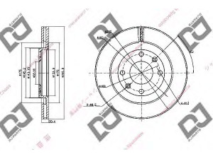 DJ PARTS BD1537 stabdžių diskas 
 Dviratė transporto priemonės -> Stabdžių sistema -> Stabdžių diskai / priedai
4246B1, 4246W6, 95632048, 424697