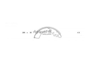 ASHUKI H046-01 stabdžių trinkelių komplektas 
 Techninės priežiūros dalys -> Papildomas remontas
0 986 487 356/BOSCH, 43053-SB6-307