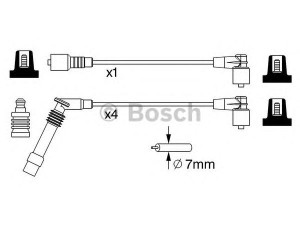 BOSCH 0 986 357 247 uždegimo laido komplektas 
 Kibirkšties / kaitinamasis uždegimas -> Uždegimo laidai/jungtys
1612606, 90510857, 90510857