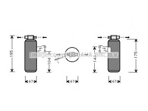 AVA QUALITY COOLING RTD027 džiovintuvas, oro kondicionierius 
 Oro kondicionavimas -> Džiovintuvas
7701039744, 7701041412