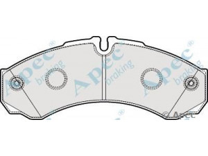 APEC braking PAD1922 stabdžių trinkelių rinkinys, diskinis stabdys
D40609X60A