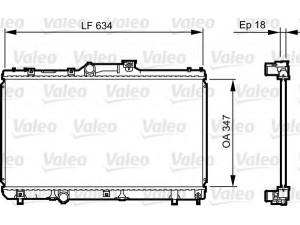 VALEO 731441 radiatorius, variklio aušinimas 
 Aušinimo sistema -> Radiatorius/alyvos aušintuvas -> Radiatorius/dalys
16400-15481, 16400-15530, 16400-15531