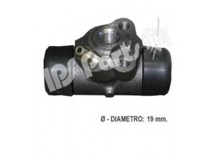 IPS Parts ICR-4296 rato stabdžių cilindras 
 Stabdžių sistema -> Ratų cilindrai
47550-20140, 47550-20141
