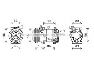 AVA QUALITY COOLING KAK193 kompresorius, oro kondicionierius 
 Oro kondicionavimas -> Kompresorius/dalys
977011Y200