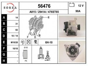 EAI 56476 kintamosios srovės generatorius
078903015D