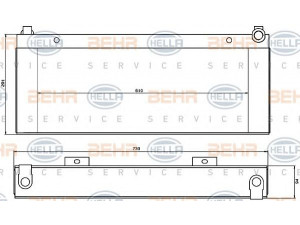 HELLA 8MO 376 949-251 alyvos aušintuvas, variklio alyva
1202 9735 00