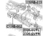 FEBEST VWAB-019 valdymo svirties/išilginių svirčių įvorė
1J0407181, 8N0407181B