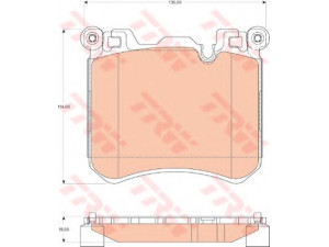 TRW GDB1826 stabdžių trinkelių rinkinys, diskinis stabdys 
 Techninės priežiūros dalys -> Papildomas remontas
34114073048, 34116789079, 34116793643