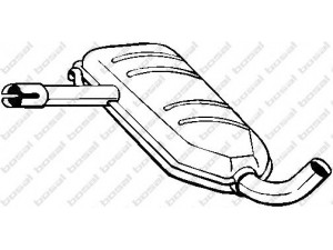 BOSAL 233-451 vidurinis duslintuvas 
 Išmetimo sistema -> Duslintuvas
1L0.253.409A, 191 253 409 C, 1L0 253 409 A