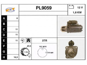 SNRA PL9059 starteris