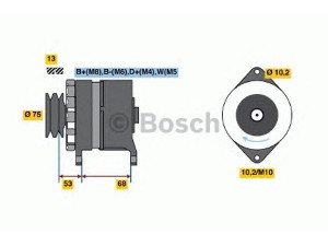 BOSCH 6 033 GB3 036 kintamosios srovės generatorius