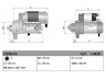 DENSO DSN579 starteris 
 Elektros įranga -> Starterio sistema -> Starteris
46454211, 46406973, 46406974, 46420106