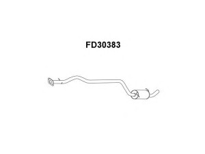 VENEPORTE FD30383 priekinis duslintuvas 
 Išmetimo sistema -> Duslintuvas
1003540, 1003545, 1054667, 1054728