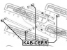 FEBEST KAB-CERR valdymo svirties/išilginių svirčių įvorė
55210-2F000, 55215-2F000