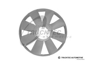 TRUCKTEC AUTOMOTIVE 01.19.122 ventiliatoriaus ratas, variklio aušinimas
51.06601.0250, 906 205 0406