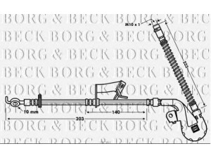 BORG & BECK BBH7763 stabdžių žarnelė 
 Stabdžių sistema -> Stabdžių žarnelės
4806.J3