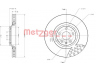 METZGER 6110631 stabdžių diskas 
 Stabdžių sistema -> Diskinis stabdys -> Stabdžių diskas
8J0615301, 8J0615301G