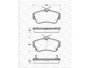 MAGNETI MARELLI 363702161337 stabdžių trinkelių rinkinys, diskinis stabdys 
 Techninės priežiūros dalys -> Papildomas remontas
05017843AA, 05083853AA, 05086364AA