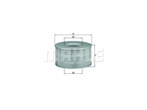 KNECHT LX 1641 oro filtras 
 Filtrai -> Oro filtras
177005B091, 1780154150, 1780154170