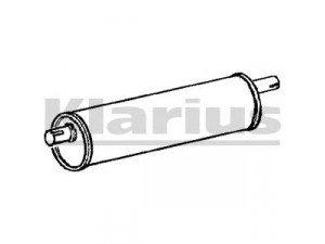 KLARIUS 210595 vidurinis duslintuvas
8580012, 8581937, 93802877, 93804769