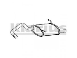 KLARIUS 220802 galinis duslintuvas 
 Išmetimo sistema -> Duslintuvas
05278846AD, 05278846AE