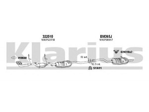 KLARIUS 060444U išmetimo sistema