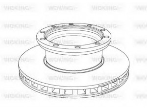 WOKING NSA1144.20 stabdžių diskas 
 Dviratė transporto priemonės -> Stabdžių sistema -> Stabdžių diskai / priedai
68323825, MBR9004