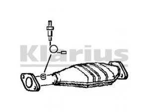 KLARIUS 370501 katalizatoriaus keitiklis 
 Išmetimo sistema -> Katalizatoriaus keitiklis
3475913