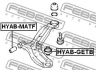 FEBEST HYAB-GETB valdymo svirties/išilginių svirčių įvorė
54584-1C300