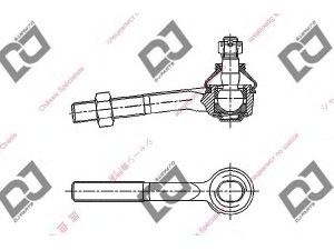 DJ PARTS DE1031 skersinės vairo trauklės galas 
 Vairavimas -> Vairo mechanizmo sujungimai
48520-31G25, 4852031G25