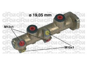 CIFAM 202-077 pagrindinis cilindras, stabdžiai 
 Stabdžių sistema -> Pagrindinis stabdžių cilindras
4601.84, 77 00 666 325, 77 01 349 254