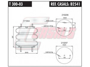 CASALS B2541 dėklas, pneumatinė pakaba
112273, 58053200