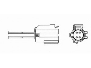 NGK 6383 lambda jutiklis 
 Variklis -> Variklio elektra
04606 135 AD, 4606133AD, 04606 135 AD